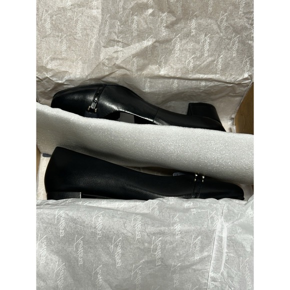 Black Leather Trotters Dakota Pumps Women's size 7 W Comfort New In Box - Picture 8 of 9